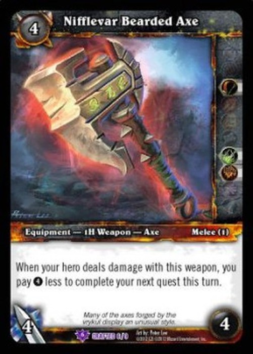 World of Warcraft TCG Nifflevar Bearded Axe
