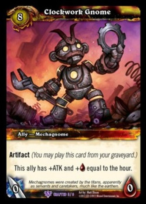 World of Warcraft TCG Clockwork Gnome