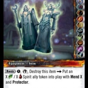 World of Warcraft TCG Druid and Priest Statue Set