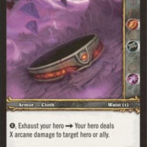 World of Warcraft TCG Belt of Blasting
