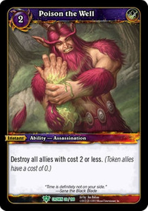 World of Warcraft TCG Poison the Well