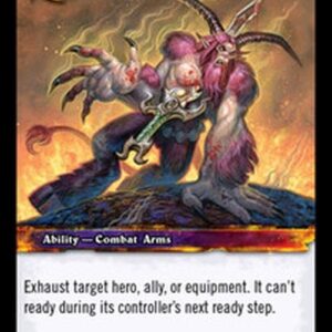 World of Warcraft TCG Paralyzing Strike
