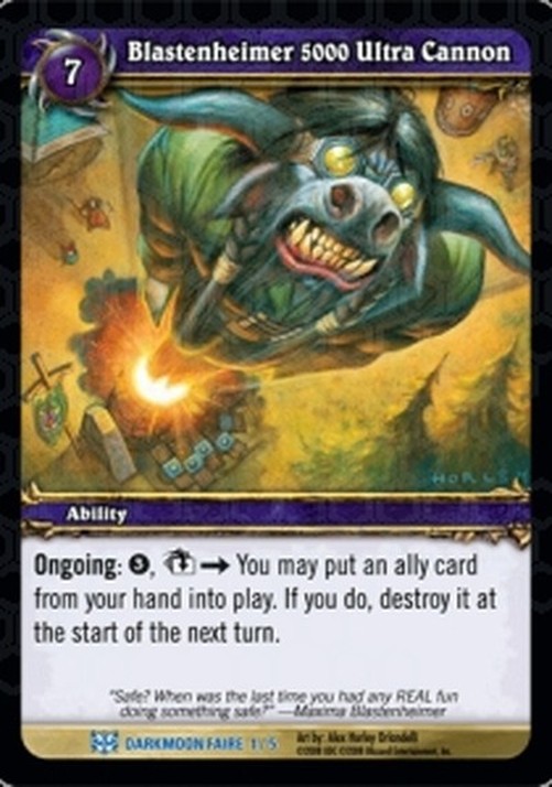 World of Warcraft TCG Blastenheimer 5000 Ultra Cannon