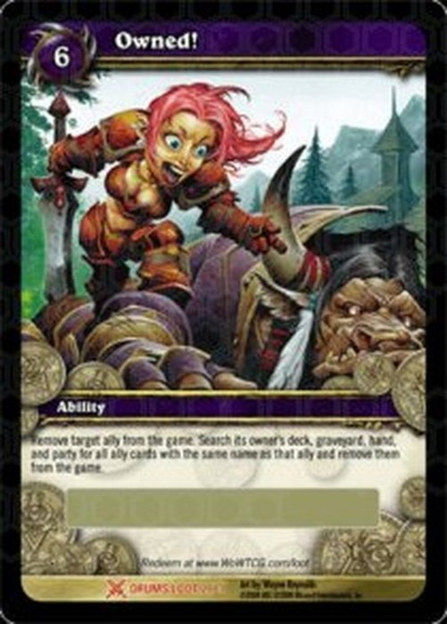 World of Warcraft TCG Owned!