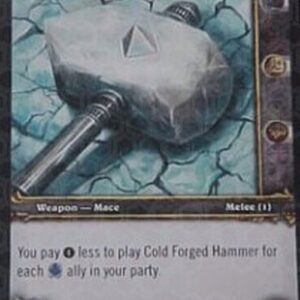 World of Warcraft TCG Cold Forged Hammer