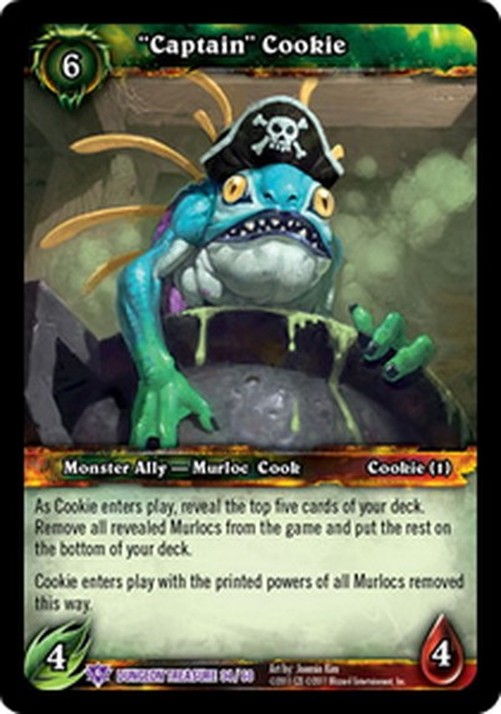 World of Warcraft TCG "Captain" Cookie