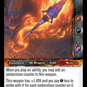 World of Warcraft TCG Emberstone Staff