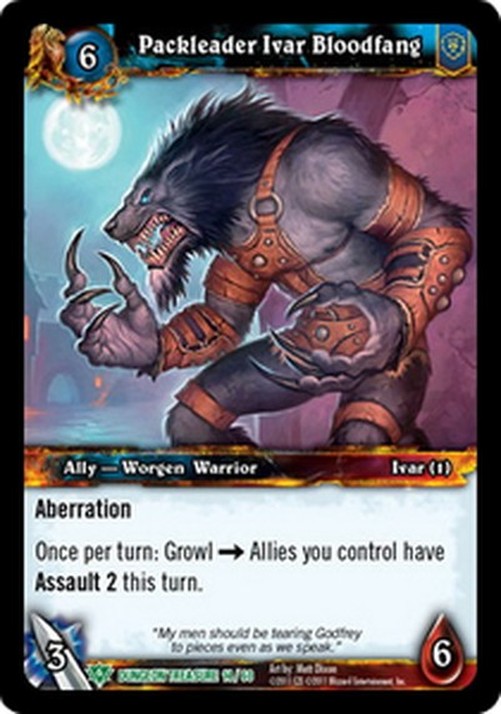 World of Warcraft TCG Packleader Ivar Bloodfang