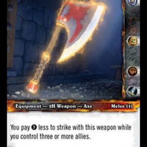 World of Warcraft TCG Arced War Axe