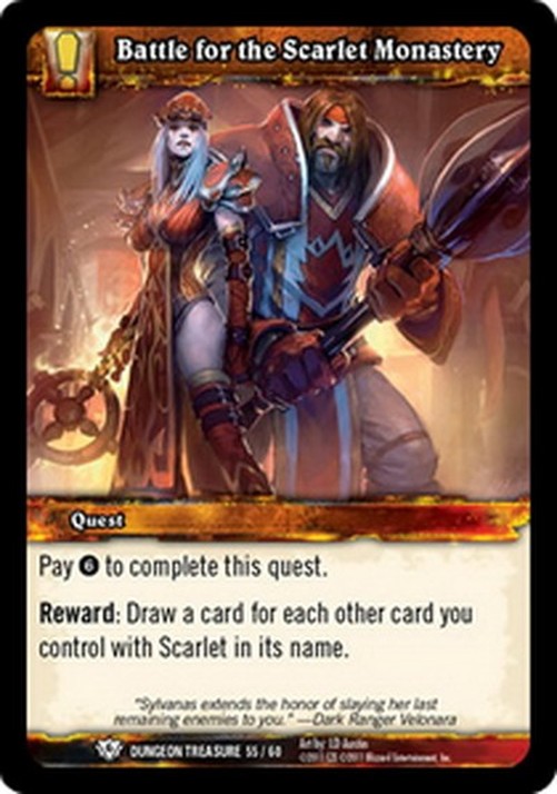 World of Warcraft TCG Battle for the Scarlet Monastery