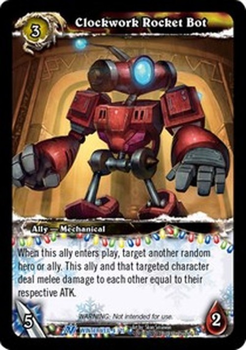 World of Warcraft TCG Clockwork Rocket Bot