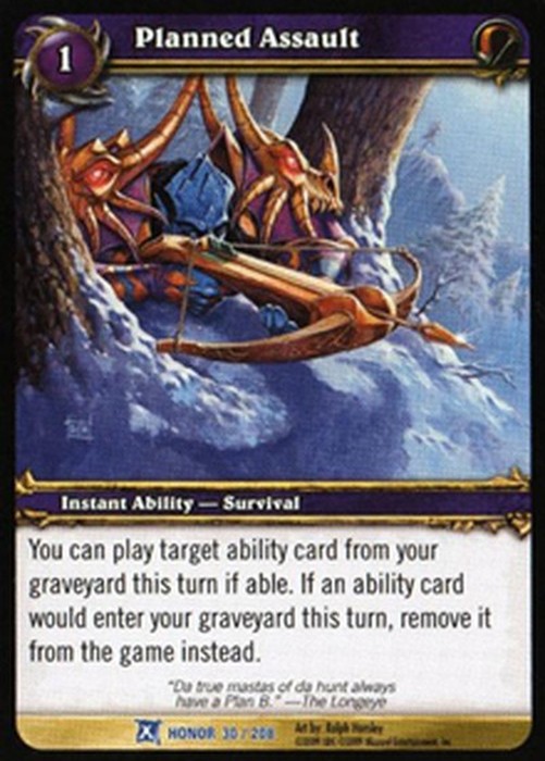 World of Warcraft TCG Planned Assault