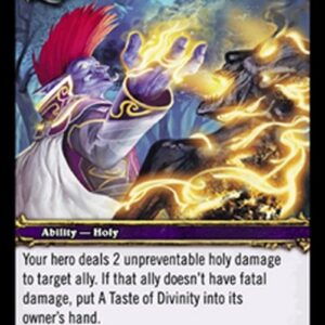 World of Warcraft TCG A Taste of Divinity