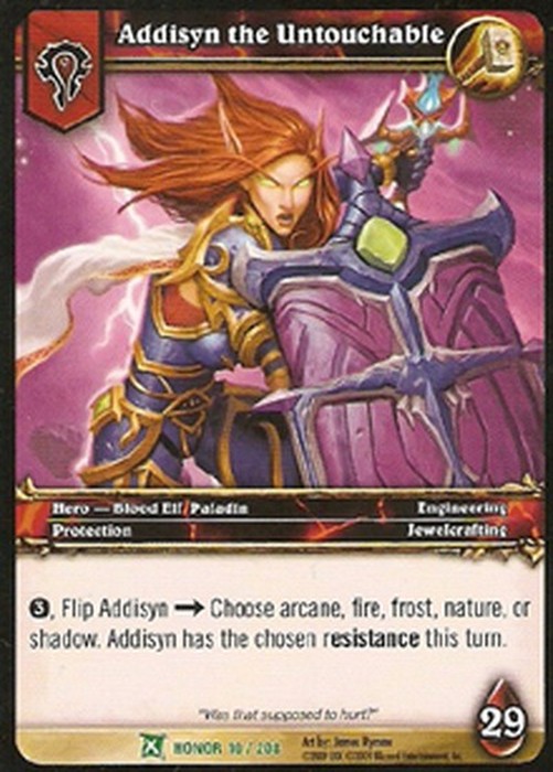 World of Warcraft TCG Addisyn the Untouchable