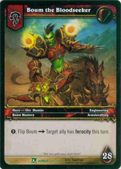 World of Warcraft TCG Boum the Bloodseeker