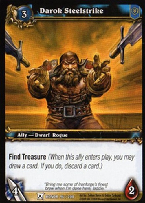 World of Warcraft TCG Darok Steelstrike