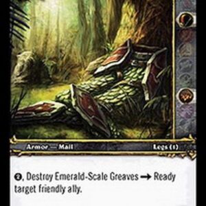 World of Warcraft TCG Emerald-Scale Greaves
