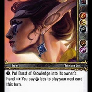 World of Warcraft TCG Burst of Knowledge