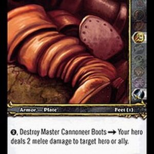 World of Warcraft TCG Master Cannoneer Boots