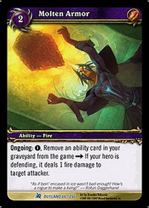 World of Warcraft TCG Molten Armor