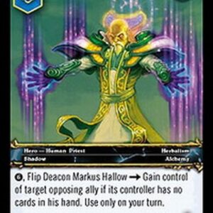World of Warcraft TCG Deacon Markus Hallow