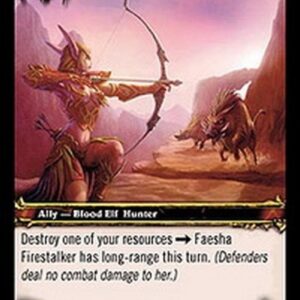 World of Warcraft TCG Faesha Firestalker