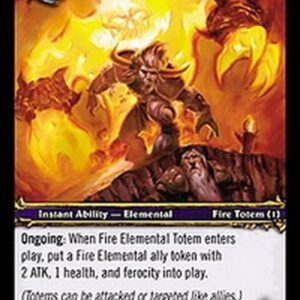 World of Warcraft TCG Fire Elemental Totem