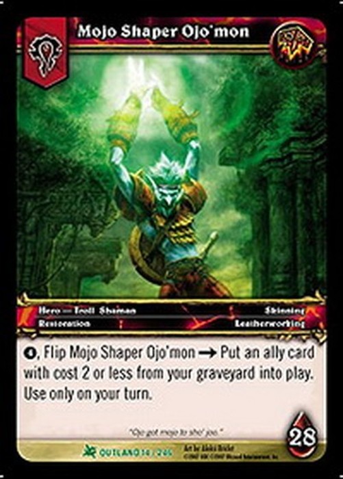 World of Warcraft TCG Mojo Shaper Ojo'mon