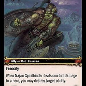 World of Warcraft TCG Najan Spiritbinder