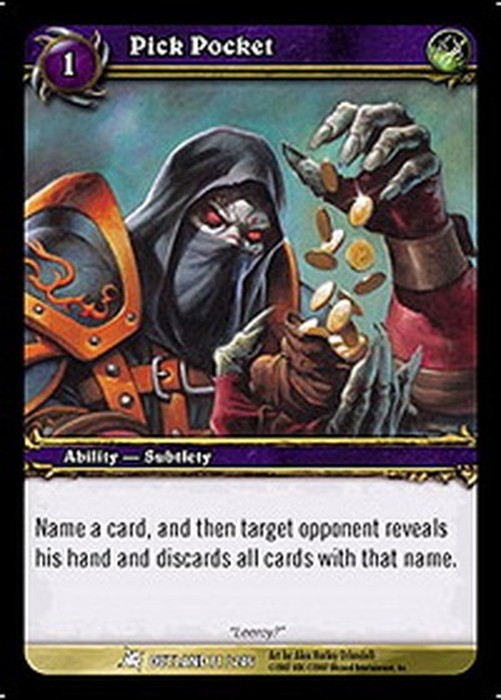 World of Warcraft TCG Pick Pocket