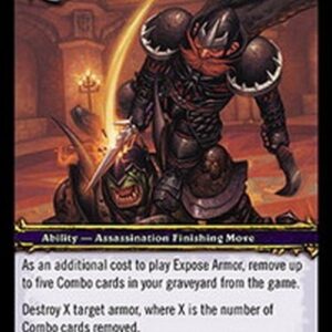 World of Warcraft TCG Expose Armor