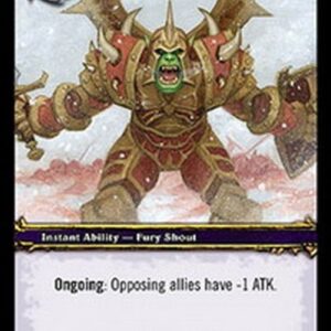 World of Warcraft TCG Demoralizing Shout