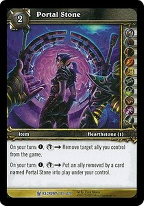 World of Warcraft TCG Portal Stone