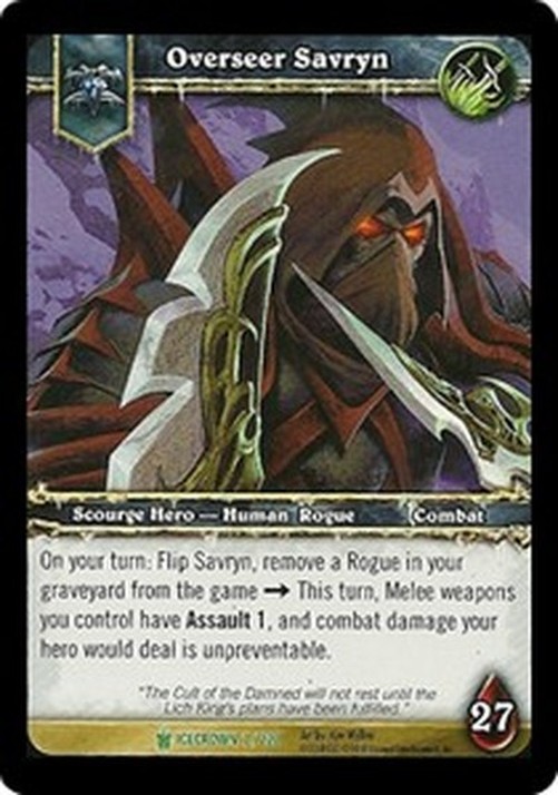 World of Warcraft TCG Overseer Savryn