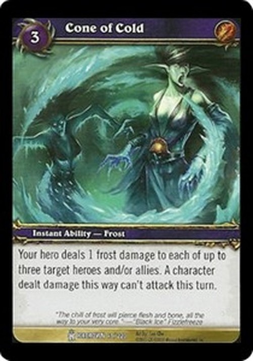 World of Warcraft TCG Cone of Cold