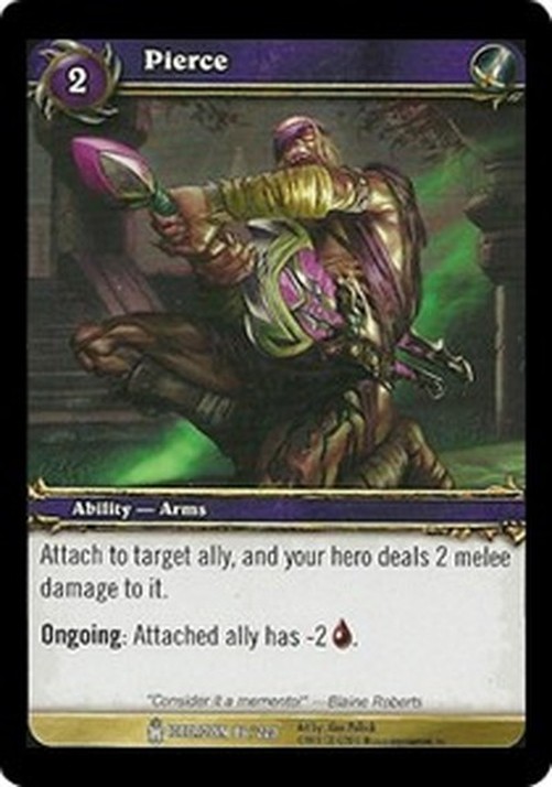 World of Warcraft TCG Pierce