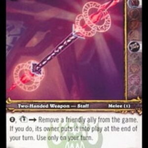 World of Warcraft TCG Crystalheart Pulse-Staff