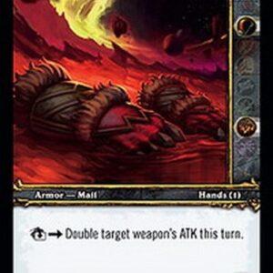 World of Warcraft TCG Bloodstained Ravager Gauntlets