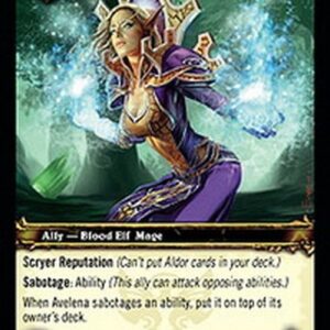 World of Warcraft TCG Arcanist Avelena