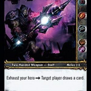 World of Warcraft TCG Crystalfire Staff