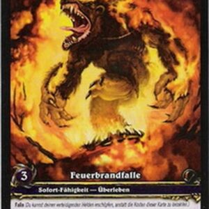 World of Warcraft TCG Immolation Trap