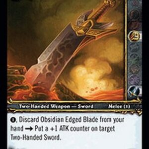 World of Warcraft TCG Obsidian Edged Blade