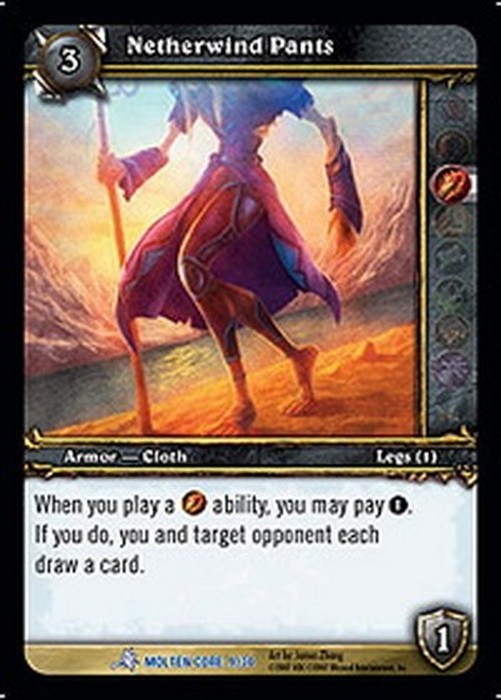World of Warcraft TCG Netherwind Pants