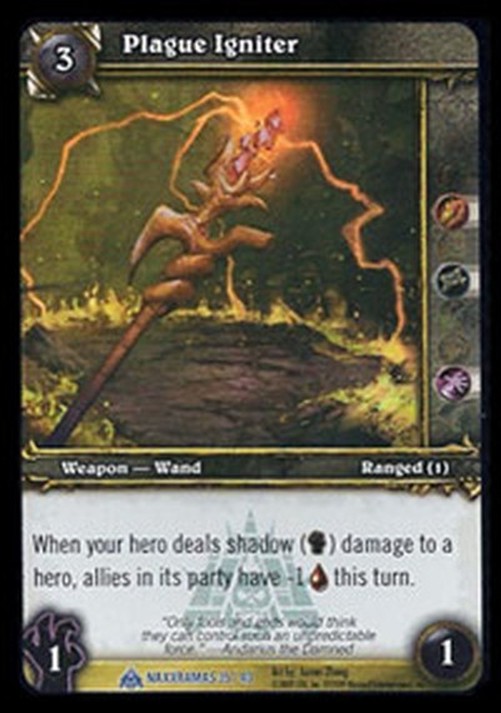 World of Warcraft TCG Plague Igniter