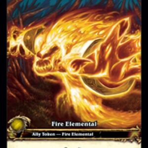 World of Warcraft TCG Fire Elemental Token