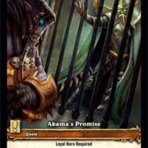 World of Warcraft TCG Akama's Promise
