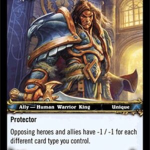 World of Warcraft TCG King Varian Wrynn