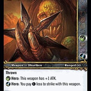 World of Warcraft TCG Fleshwerk Throwing Glaive