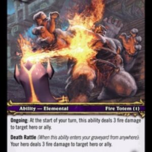 World of Warcraft TCG Incendiary Totem