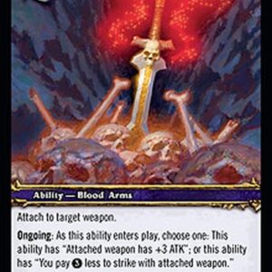 World of Warcraft TCG Bloody Grip